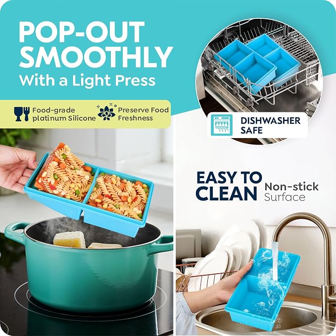 2 cup Silicone Freezer Trays - Image 3