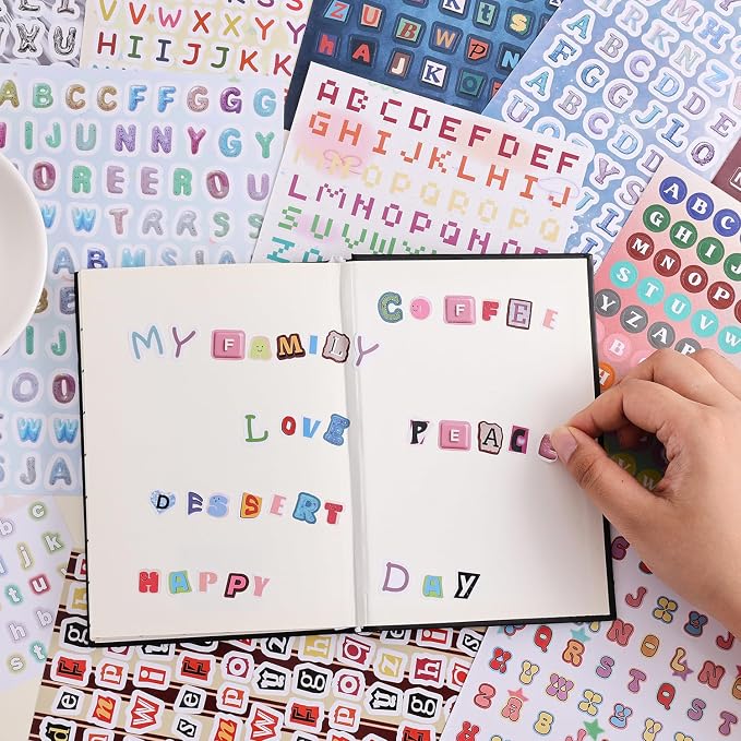 PAGEMORE 2000+ Pcs Alphabet Sticker - Image 5