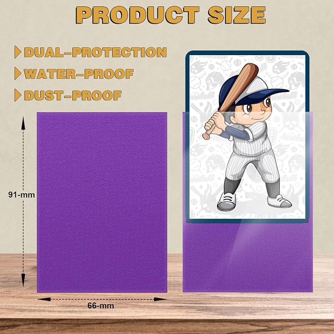 Homthy 100 Count Matte Card Sleeves - Image 2