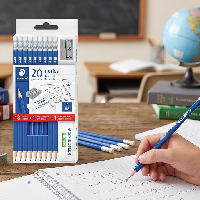 STAEDTLER Norica #2 HB Wood-Cased Pencil Set, 12 Pack, 216 Graphite Pencils | - Image 2