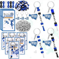 Suncalla 996 Pcs 24 Set Cheer Keychain Making Kit DIY Key Chain Crafts by Unknown