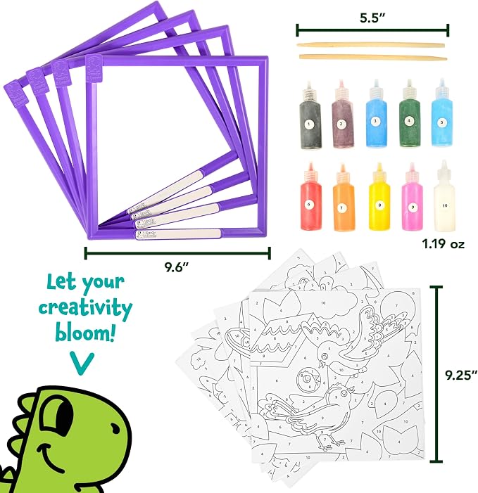 READY 2 LEARN Sand Art Painting | Nature | 4 Themed Sand Art Pictures | 10 - Image 3