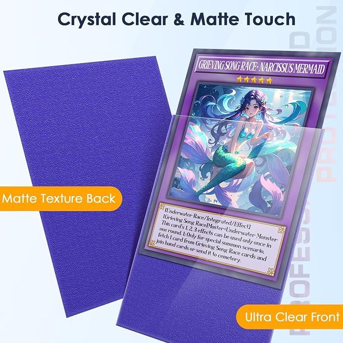 500ct MTG Card Sleeves, 5 Colors Matte Deck Protectors - Image 2
