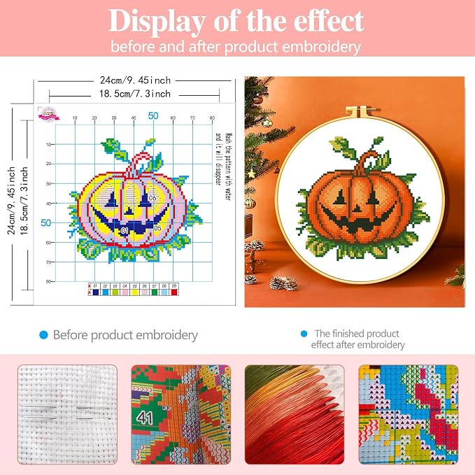 Christmas Embroidery Kit, Christmas Embroidery Kits - Image 4