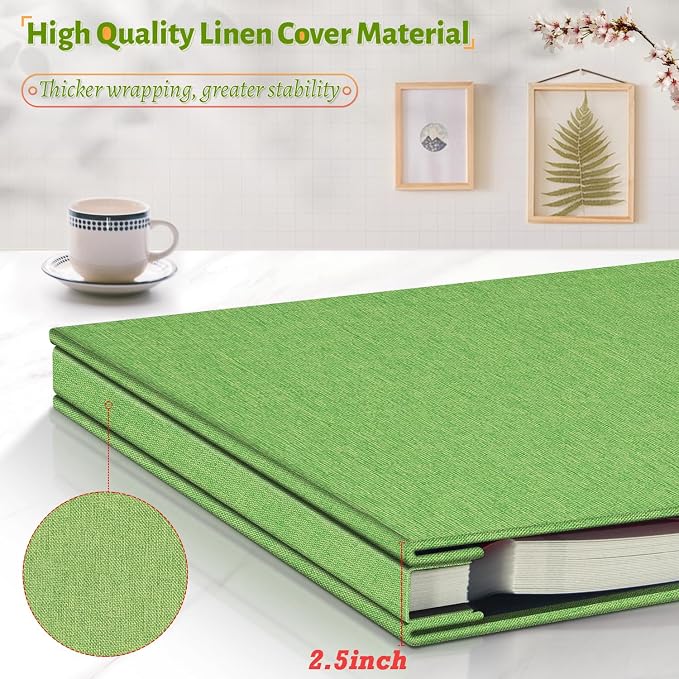 Artfeel Photo Album Self Adhesive Scrapbook, 120 Pages Large Photo Book - Image 5