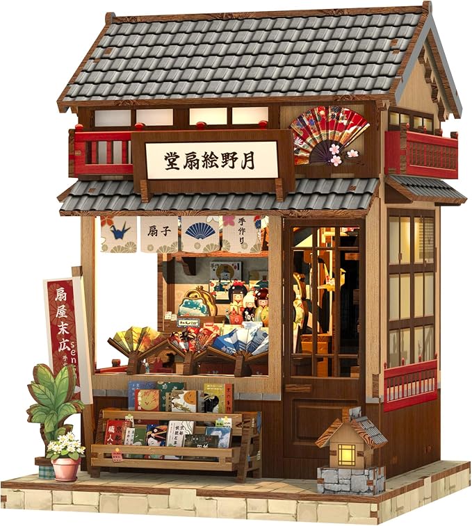 Cutefun Book Nook Kits for Adults, DIY Miniature Dollhouse Booknook Kit by Cutefun