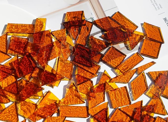 Large Transparent Textured Glass Tiles - Image 4