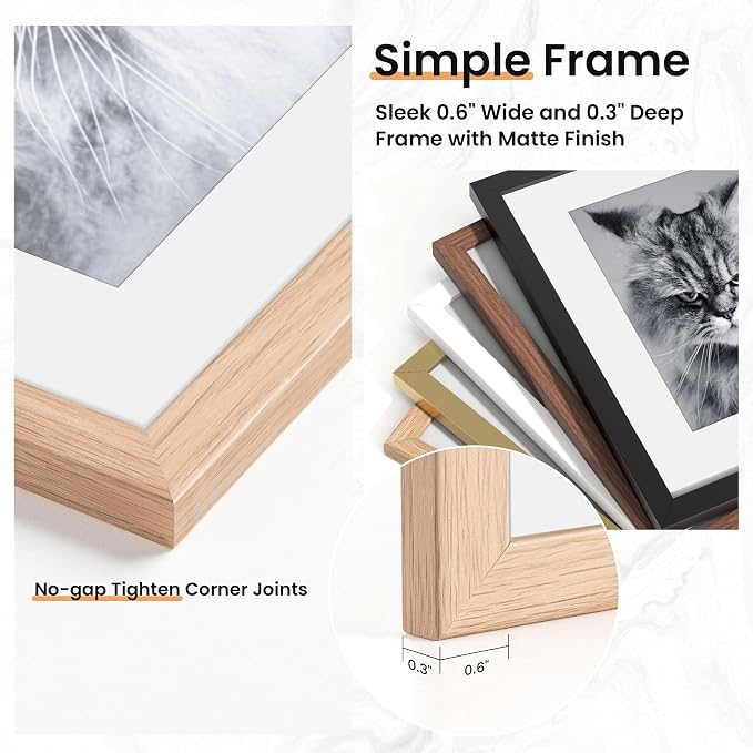Venusmiles 15 Pack Picture Frames Collage Wall Decor, Gallery Frame Set - Image 4