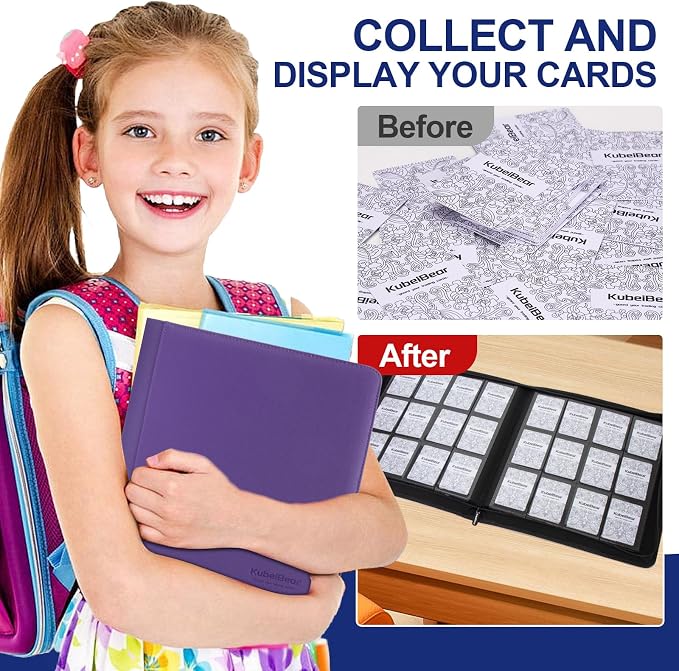 Card Binder – 720 Capacity, Zippered Trading Card Holder - Image 6