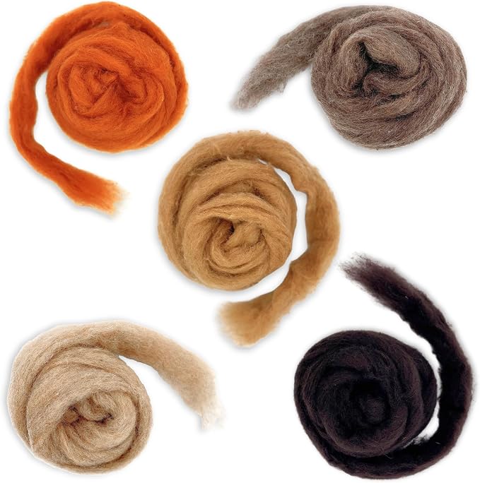 Corriedale Carded Sliver Wool Roving Variety Bundle | Best Core Wool - Image 3
