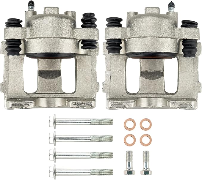 Torchbeam Front Brake Calipers Set for Jeep Wrangler 1990-1995 1997-2006, Jeep Cherokee 1990-2001, Jeep Grand Cherokee 1993 1995-1998, Front Left and Front Right Calipers Replace # 184339+184340