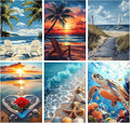 PHANTASYART 6 Pack Paint by Numbers Kit by PHANTASYART