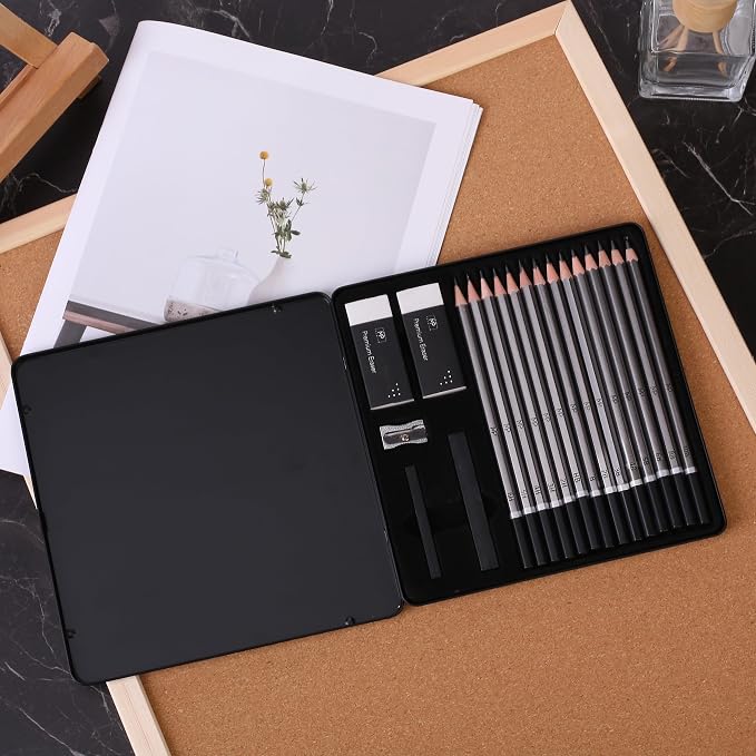 Mr. Pen- Drawing Sketching Pencil Set, Graphite Pencils | Graphite Sticks - Image 8