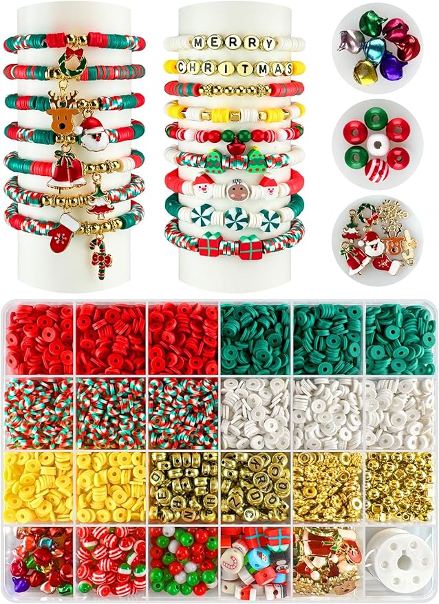 ClaBead 3200 pcs Christmas Beads - Image 2