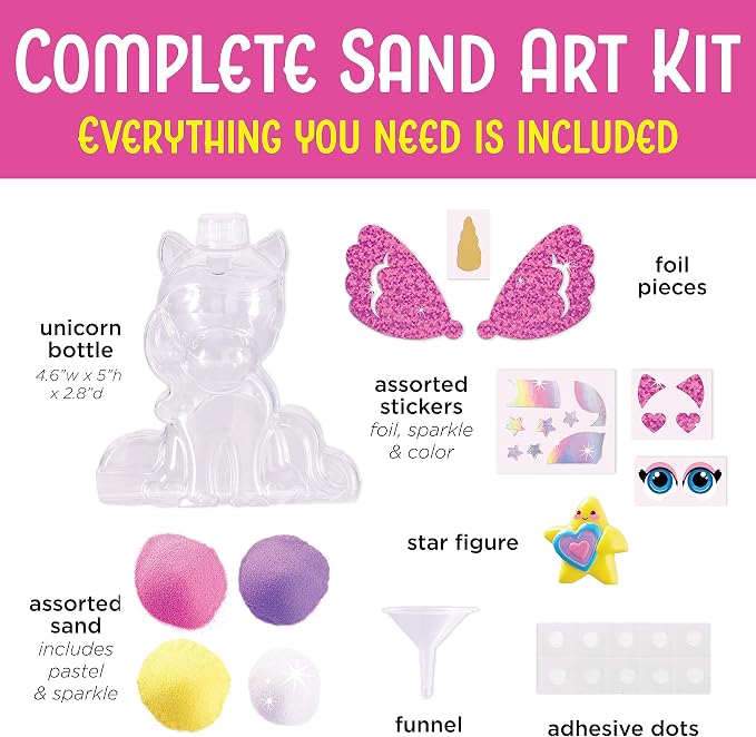Creativity for Kids Sand Art Kit: Unicorn - Image 4
