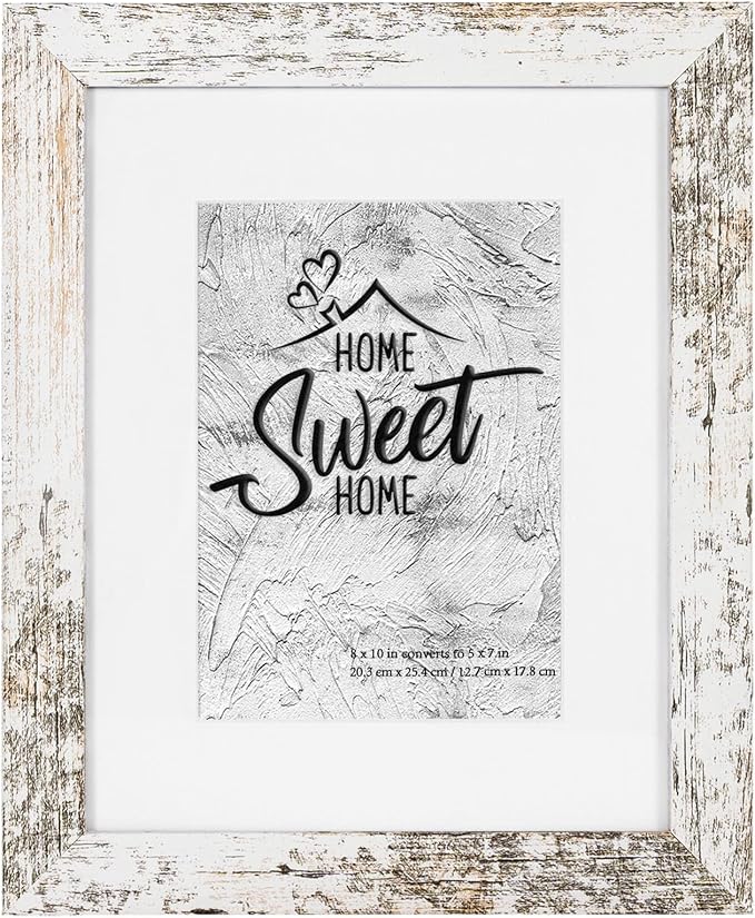 Califortree Rustic White 8x10 Picture Frame by Califortree