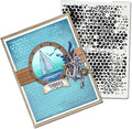 Hying Water Drop Plastic Embossing Folder by Hying
