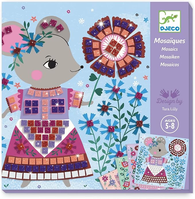 DJECO Lovely Pets Sticker Mosaic Craft Kit by DJECO