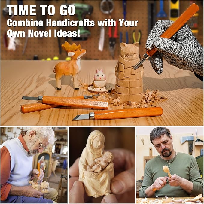 Wood Carving Kit, Whittling Kit DIY Hobbies - Image 7