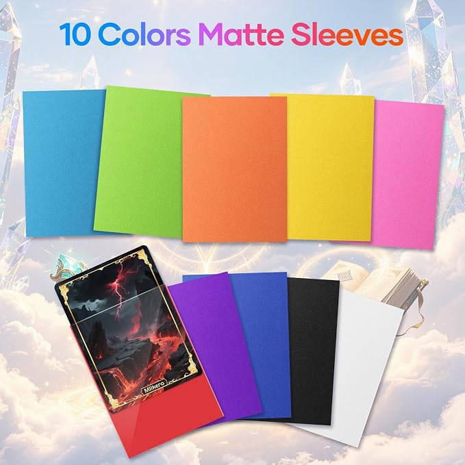 Mlikero 1000 Count Card Sleeves, Baseball Card Sleeves - Image 2