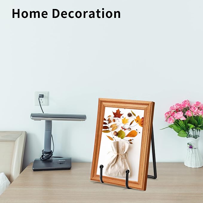 Decolore 5 Pack 4 inch Display Stands Black Iron Easel - Image 5
