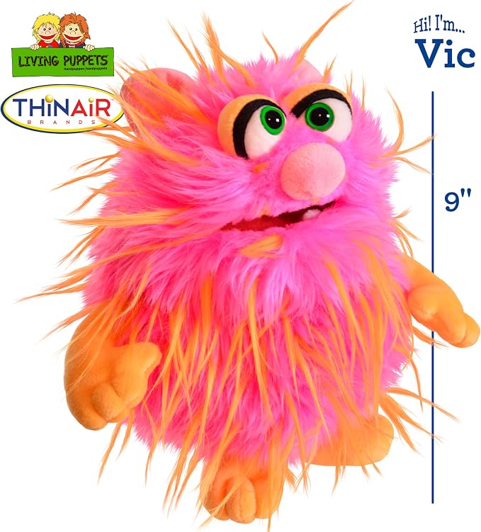 Living Puppets 9-Inch Plush Friendly Monster Hand Puppet - Image 3