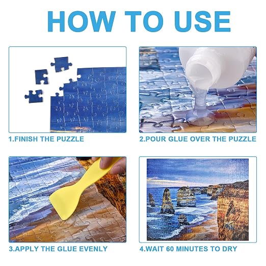 YAKAMOZ Clear Jigsaw Puzzle Glue - Image 3