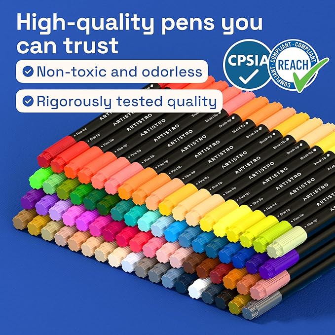 ARTISTRO 72 Acrylic Paint Markers - Image 8