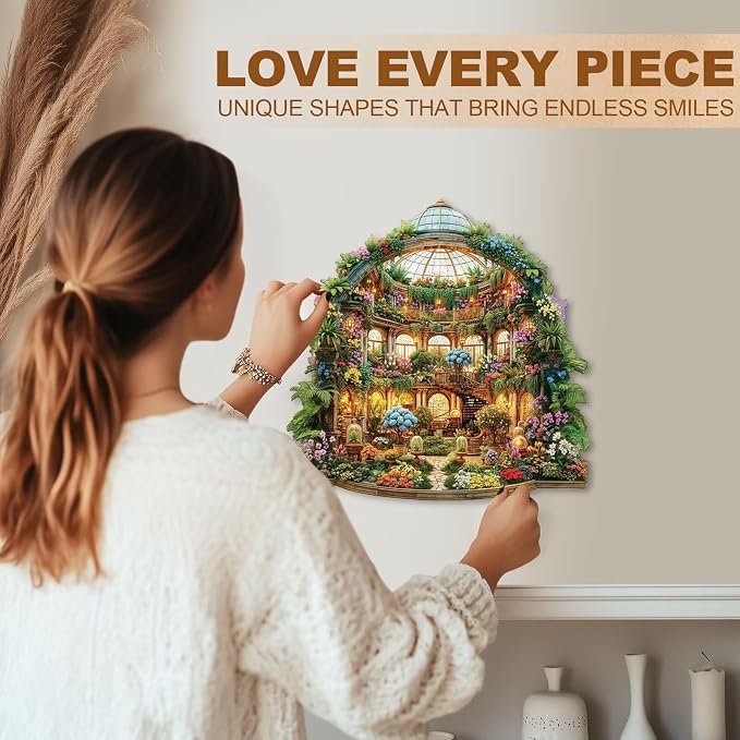 Mystic Garden Hall Puzzles Adults Gifts Wooden 270 Pieces 13.4 * 13.4in - Image 6