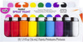 Tulip Fabric Paint, Permanent Spray on Paint Set Party Pack, 9 Pack Rainbow by Tulip