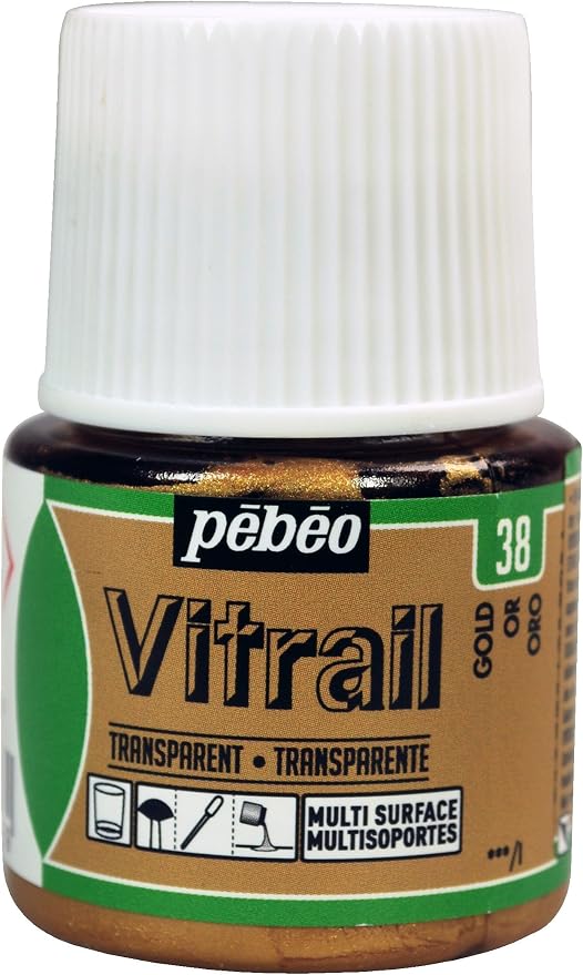 Pebeo Vitrail, Stained Glass Effect Paint, 45 ml Bottle by Unknown