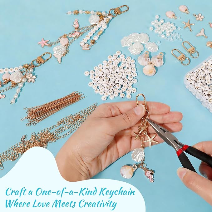 776PCS Ocean Keychain Making Kit - Image 3