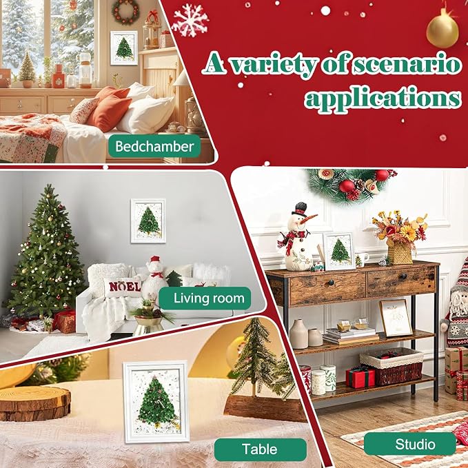 CIYOJA Sea Glass Christmas Tree Craft Kit - Image 3