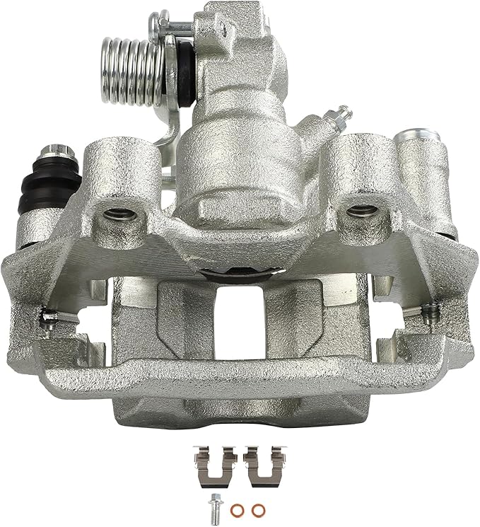 cciyu Rear Right Brake Caliper Assembly w/Bracket 18B4719B 2000-2005 For Buick For LeSabre,2000-2005 For Buick For Park Avenue,2001-2003 For Oldsmobile For Aurora,2000-2005 For Pontiac For Bonneville