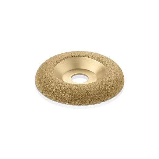 Kutzall Original Shaping Dish - Fine, 4-1⁄2" (114.3mm) Dia. X 7⁄8" (22.2mm) Bore - Woodworking Angle Grinder Attachment for DeWalt, Bosch, Milwaukee. Abrasive Tungsten Carbide, DW412O230