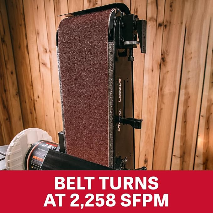JET 6" x 48" Belt and 9" Disc Sander with Closed Stand, 3/4 HP, 115V 1Ph (Model JSG-96CS)