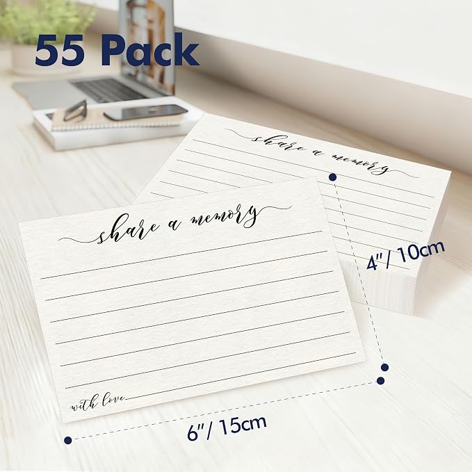 55 PCS Share A Memory Cards, Memory Card Keepsakes - Image 2