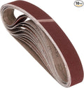10 Pcs Sanding Belts 1 x 42 Inch 180 Grit Aluminum Oxide Abrasive Sandpaper for Belt Sander Metal Grinding Wood Working Weld Rust Removal
