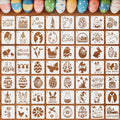 Augshy Easter Stencils, 56 Pack Holiday Stencils Easter Painting Stencils Set by Augshy