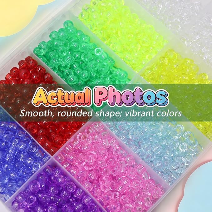 LIS HEGENSA Pony Beads Bulk, Kandi Beads - Image 5