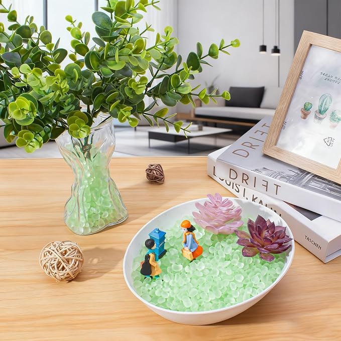 Keedolla Sea Glass Stones Frosted Glass Pebbles Gemstones - Image 6