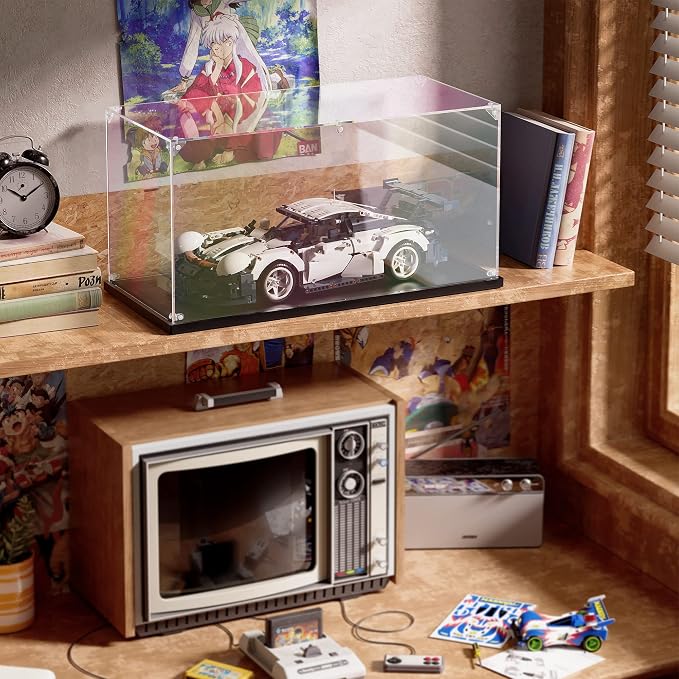Clear Acrylic Display Case, Self-Assemble Showcase - Image 4