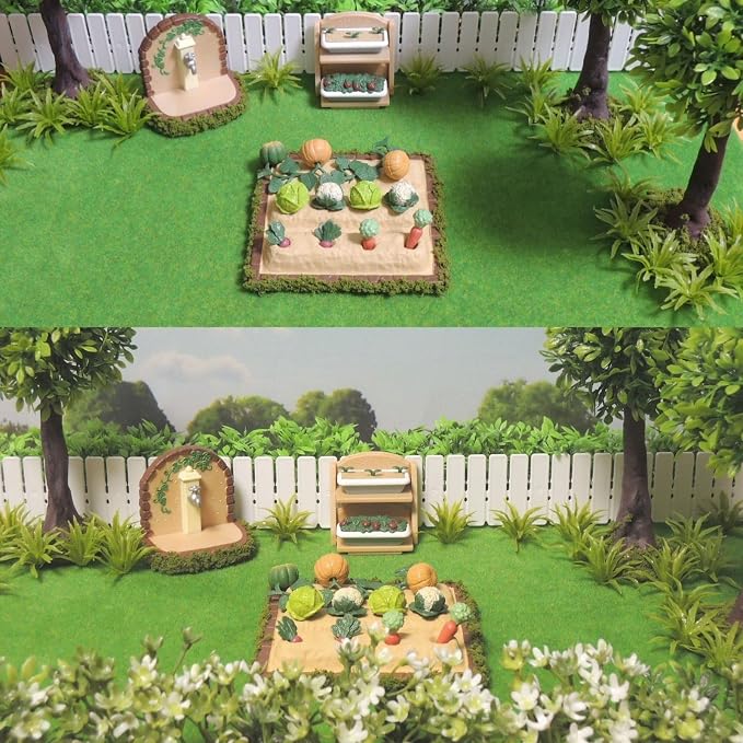 Yetaha 50pcs Green Shrubs Bush Model, Aritificial Plants, Railway Wargame Park - Image 5