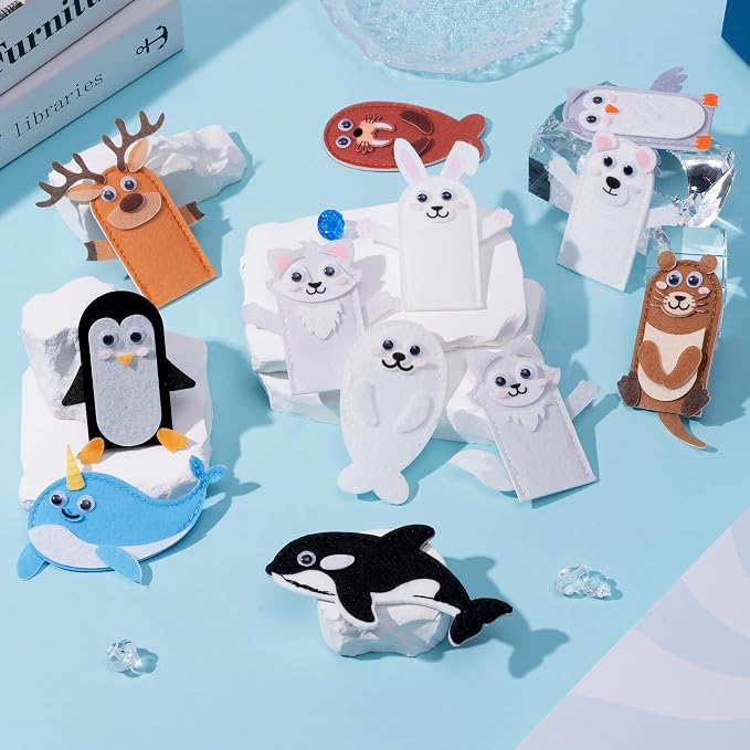 COcnny Polar Animal Finger Puppets - Image 5