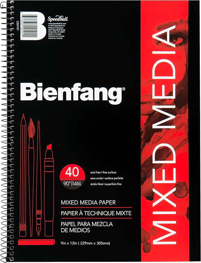 Speedball Art Products Mixed Media Paper Pad, 9-Inch by 12-Inch by SpeedballArt