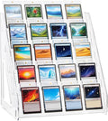 DEEIF 5 Tier Acrylic Trading Card Display Stand, Toploaders, PSA Graded Cards by DEEIF