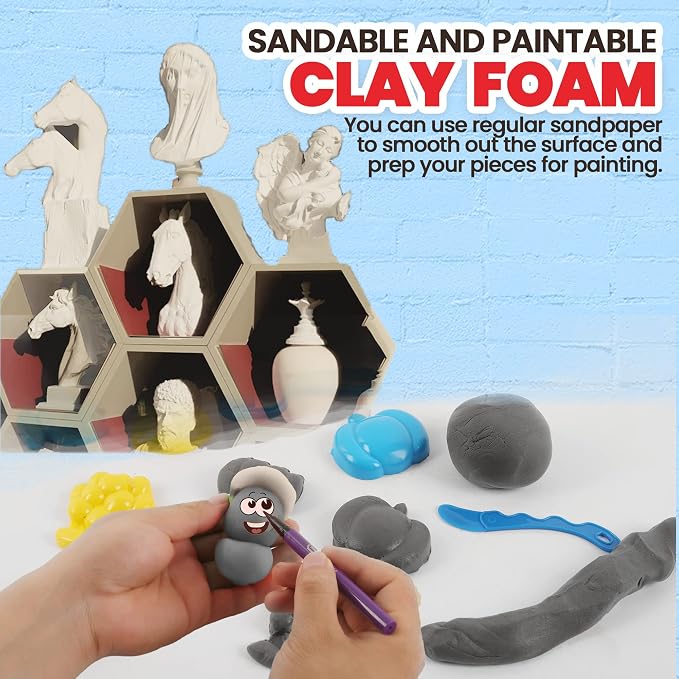 3.3 lbs Moldable Cosplay Foam Clay - Image 6
