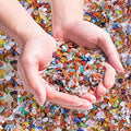 0.5 Lb/230g Chakra Crystal Chips Bulk Quartz Rocks, Natural Tumbled Healing by EZEELAI