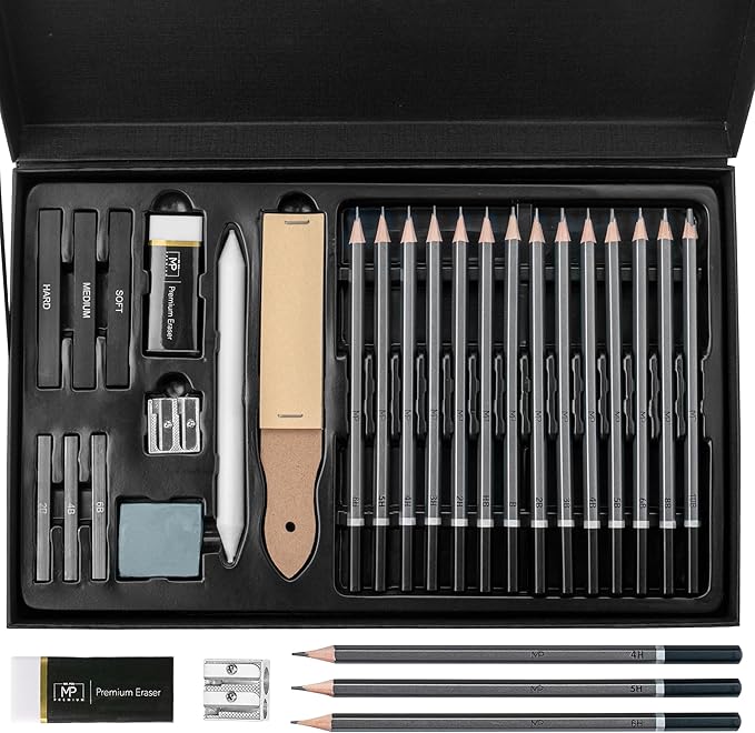 Mr. Pen- Drawing Sketching Pencil Set, Graphite Pencils | Graphite Sticks by MrPen