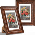 Vittanly 4x6 Picture Frames Set of 2, Ornate Vintage Photo Frame by Vittanly